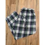 Disney  Store Plaid Pajama Pants Green Blue Cotton Lounge Sleep Size XL Photo 3