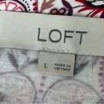 Loft  Ditzy Floral Blouse Womens Cottegecore Coastal Preppy Fairy Coquette L Photo 7