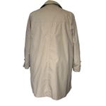 London Fog Vtg Y2K Limited Ed Trench Womens Coat 20W Preppy Old Money Wool Plaid Photo 5