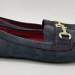 Cynthia Rowley Womens Seeker Driving Loafer Flat Shoes Blue Leather Slip On 9.5M Photo 0