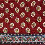 Vera Bradley Vintage  Red Leaf Crossbody Bag Purse 1997 Retired Pattern Quilted Photo 2