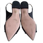 J.Crew EUC Leather Gwen Sling Back Gold
Studded Bow Flats Black Size 8 Photo 8