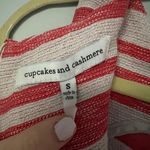 Cupcakes and Cashmere Athena Red White Striped Sleeveless Dress Photo 10