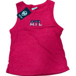 Where I’m From ATL Graphic Tank Top Red USA Made Medium NWT Atlanta Georgia Photo 0