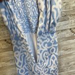 Gretchen Scott Womens XS Dress Blue White Bougie Arabesque Preppy Classic Halter Photo 6