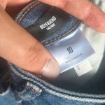 EXPRESS Blue Boyfriend Mid Rise Jeans Denim Casio Distressed 10 Photo 1