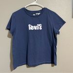 Levi's Levi’s purple cropped boxy fit short sleeve floral graphic tshirt size XL Photo 1