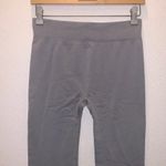 Woman’s One Size Grey Comfy Fleece Super Soft Stretchy Leggings Gray Photo 5