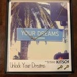 Kitsch Unlock Your Dreams Necklace Earring Set 14K Gold Plated Brass NWT Photo 0