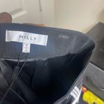 Milly  Embroidered Organza Black & White Midi Skirt size 6 Photo 4