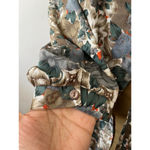 Vintage 80s Brown & Green country Floral blouse jacket blazer Size undefined Photo 5