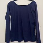 CALIA Long Sleeve Athletic Top size medium navy blue workout Photo 1