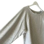 Stars Above  Soft Fleece Gray Heathered Crewneck Pullover Long Sleeves Top SZ L Photo 2