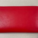 Moschino Couture Red Zip Around Large Wristlet Wallet - NWT Photo 1