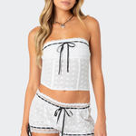 Edikted  Corset Top White Lace Photo 0