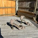 Franco Sarto  RANIA Womens High Heels Sandals Glitter Pumps size 7 wedding guest Photo 3