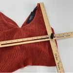 Lulus Tank Top Womens X Small Rust Red Lets Get Away Knit Twist Back Photo 10