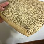 Anthropologie Vilenca Holland cream woven leather crossbody purse 9.5” x 7.5” Tan Photo 10