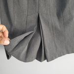 EXPRESS  Pencil Straight Pleated Midi Gray Skirt 00 Photo 4