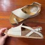 Sergio Tomani Leather Toe Strap Cork Bed Comfort Sandals Photo 8