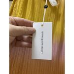 Lovers + Friends  Giada Dress Womens XS Multicolor Ombre Pleated Maxi Sleeveles Photo 3