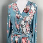 Plum Pretty Sugar Midi Robe in Mermaid Moon Large Blue Photo 5