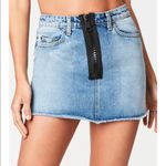 LF NWOT Carmar Denim zipper jean skirt Photo 6