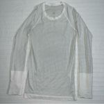 Lululemon Swiftly Tech Long Sleeve Womens Size 2 Workout Sports Antimicrobial White Photo 0
