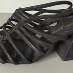 Free People Women Size 37.5 (7) Colette Cinched Heel Black Boho Style Photo 0