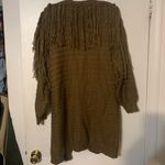 Forever 21 ⭐️ Fringe Balloon Sleeve Cardigan Sweater S Photo 4