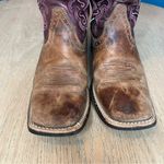 Ariat  Quickdraw Badlands Western Boots Square Toe Pink Purple Women’s Size 6.5 Photo 3