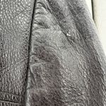 Outdoor Exchange leather jacket coat vintage tie waist medium belted black Photo 12