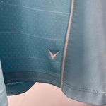 Callaway Sleeveless Collared Golf Blouse in Blue White Stripe Size XL Photo 1