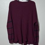 American Eagle Women Burgundy Red Jegging Fit Knit Sweater size M. Photo 0
