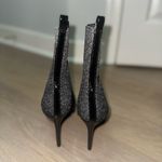 mix no. 6  Black & Gray Glitter Sock Boots - Size 8 Photo 2