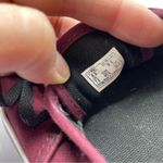 Vans  Burgundy Canvas Lace Up Sneakers Womens 9.5 Red Casual Classic Basic Photo 8