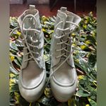 Urban Outfitters Deena and Ozzy Sea Foam Heeled Bootie Size 8 Green Photo 1