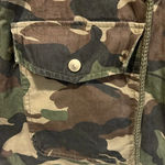 Miss London Black Label Camouflage print hooded jacket size small Photo 3