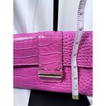 Loft Ann Taylor‎  Pink Faux Leather Clutch Purse Photo 5