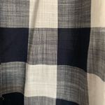 Isabel Maternity NWT  Dolman Shirt Navy Gingham Photo 4