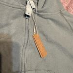 SKIMS  brushed waffle zip hoodie Mineral Green Size XS. Photo 1