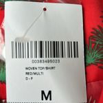 Forever 21  Red and White Camouflage Casual Shirt Photo 4