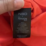 NBD x Naven the twins womens large red mini dress cutout lace lattice sexy party Photo 9