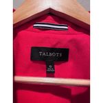 Talbots  Red Cotton Blend Blazer Size 12 Photo 2