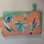 Rachel Pally  Colorful Paradise Reversible Clutch Vacation Dopamine Print NEW Photo 2