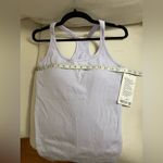 Lululemon NWT Ebb To Street Ribbed Tank Top Light Support Lavender Frost Size 12 Photo 6