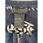 All Points Vintage Christmas Santa Snowflake Sweater Cardigan Womens Size L Blue Size L Photo 4