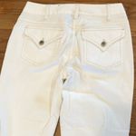 Apostrophe  Straight Leg White Stretch Jeans 6 Photo 4