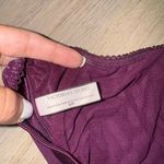 Victoria's Secret Victoria’s Secret Burgundy High Neck Halter Bralette- Size Small Photo 2
