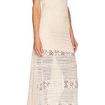 BB Dakota Crochet You Love Me Beige Crocheted Sleeveless Maxi Dress by Steve Photo 1